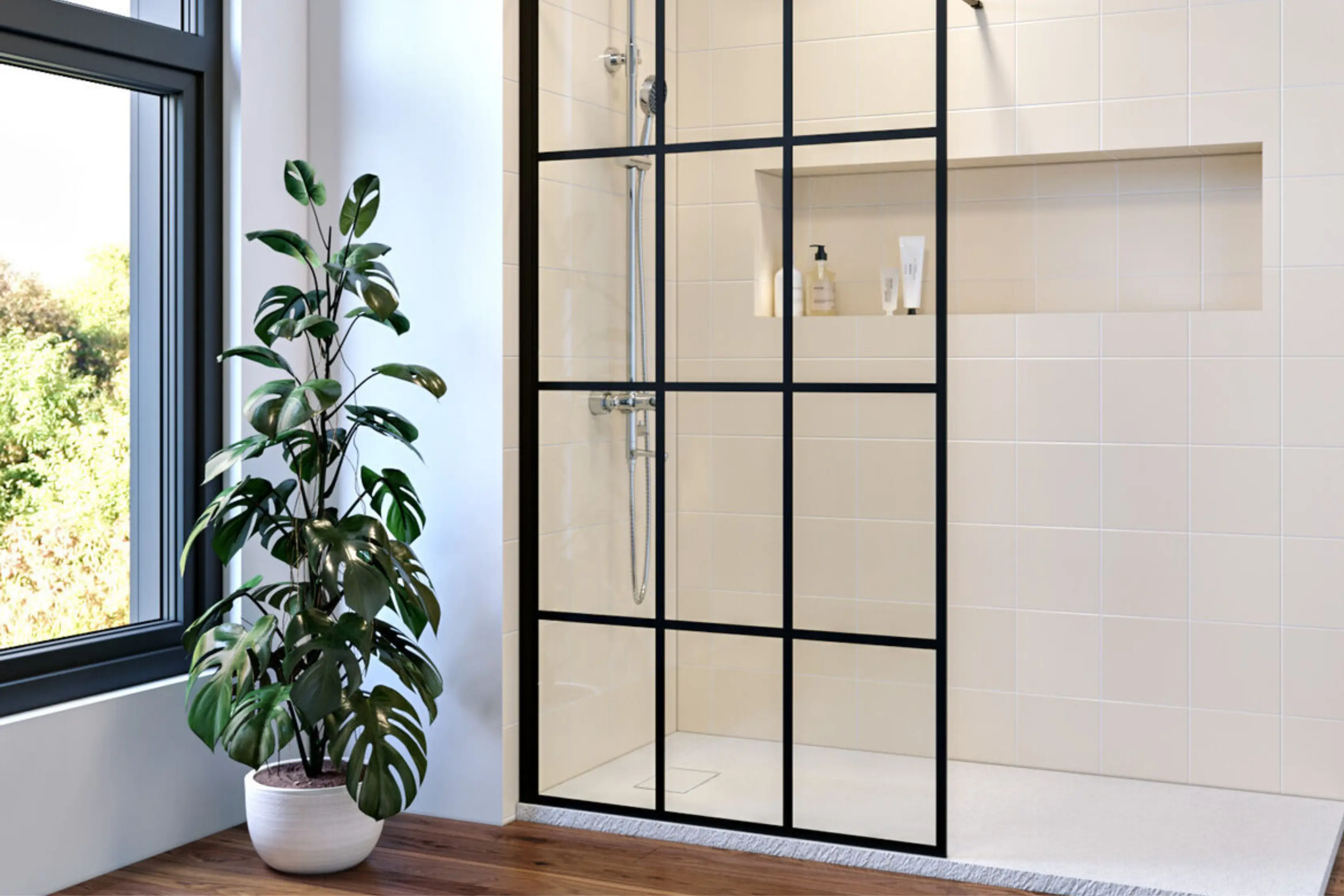 Walk In Shower Enclosure With Electric Shower